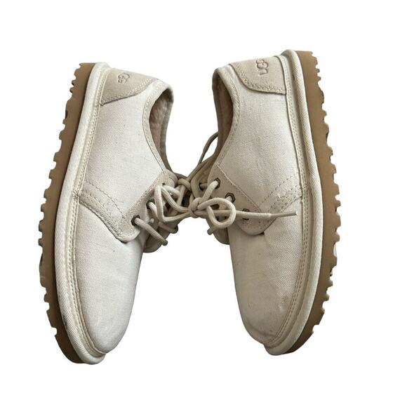 UGG Mens NEUMEL LOW CANVAS WHITECAP MEN’S SHOE SIZE 6 Chukka Mule - Picture 3 of 9